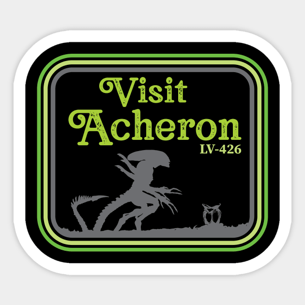 Visit LV-426 Sticker by WMKDesign